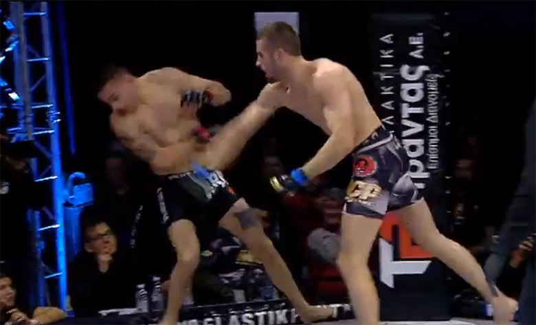 «MCP 10» : Με ‘κολασμένο’ δεξί ο Κωνσταντίνος Καραφυλλίδης τελείωσε την μάχη με Φλινδρή!